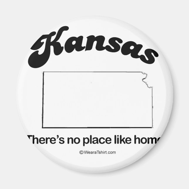 KANSAS - ’KANSAS STATE MOTTO’ T-shirts and Gear Magnet (Framsidan)