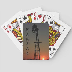Kansas Kvarn Silhouette-kort Casinokort