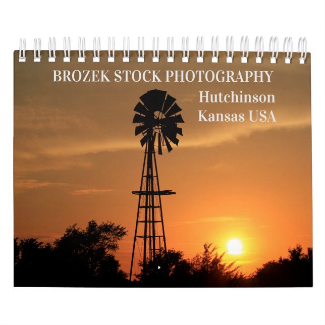 Kansas Land Landscape Kalender (Omslag)