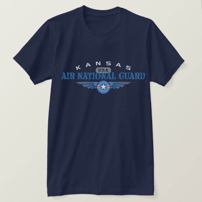 Kansas Luft nationalgarde T Shirt (Design framsida)