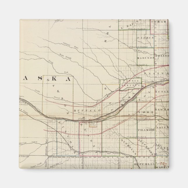 Kansas, Nebraska 2 Magnet (Framsidan)