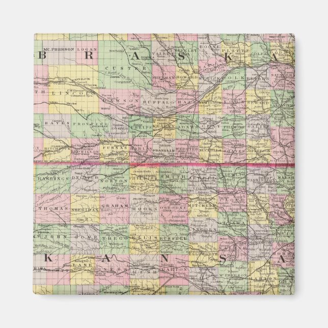 Kansas, Nebraska Magnet (Framsidan)