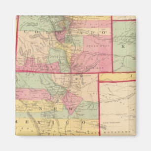 Kansas och Arizona, Colorado, New mexico, Utah Magnet