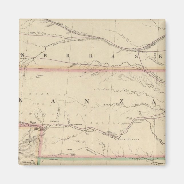 Kansas och de inhemska amerikanerna magnet (Framsidan)