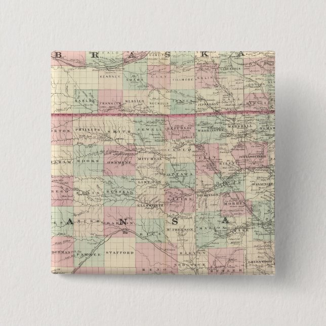 Kansas och Nebraska Knapp (Framsida)