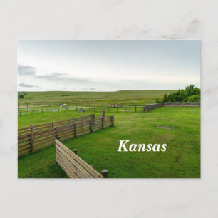 Kansas Prairie Vykort