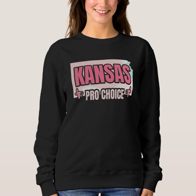 Kansas Pro Val Abort Uterus T Shirt (Framsida)