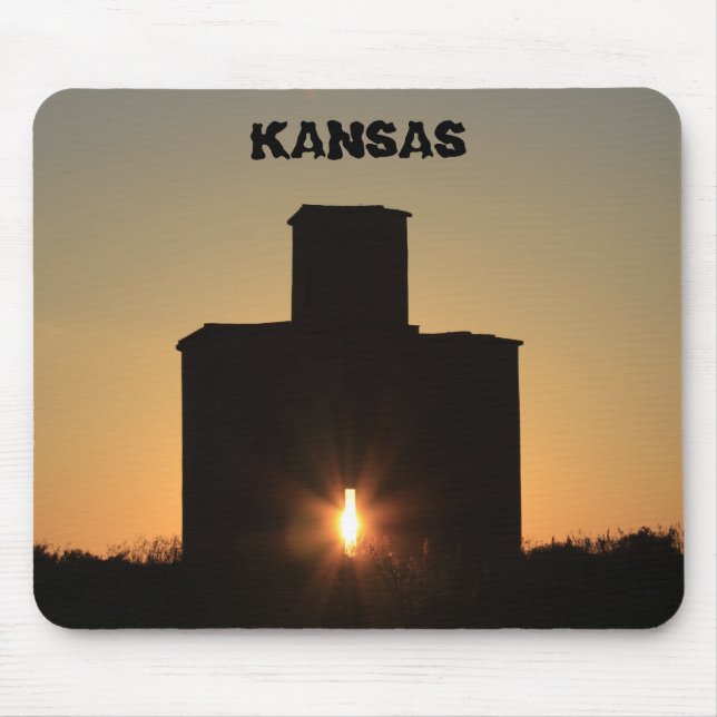 Kansas Rayls Backe Sunset Mouse Pad Musmatta (Framsidan)