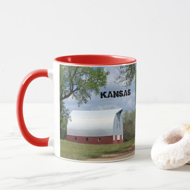 Kansas Red Barn Mugg (Med munk)