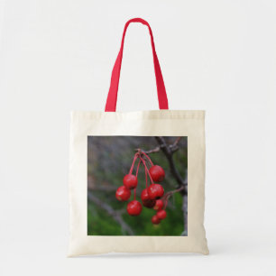 Kansas Red Berries Tote Bag Tygkasse