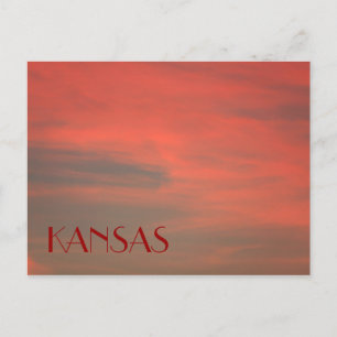 KANSAS Red Himlar vykort