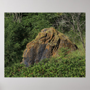 Kansas Red Sand Stone Sten i en pastor Poster