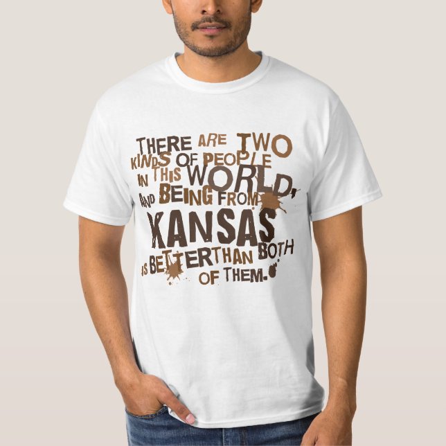 Kansas (rolig) gåva t-shirt (Framsida)
