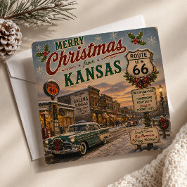 Kansas Route 66 Julhälsningar