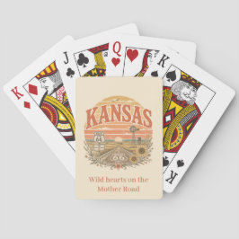 Kansas Route 66 Prairie Poker Night Casinokort
