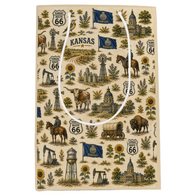 Kansas Route 66 Present Prairie (Framsidan)