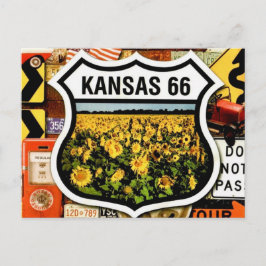 Kansas Route 66 vykort