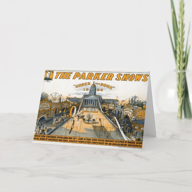 Kansas Semi-Centennial al. State House Grounds. Kort (Framsida)