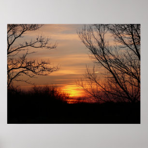Kansas solnedgång poster