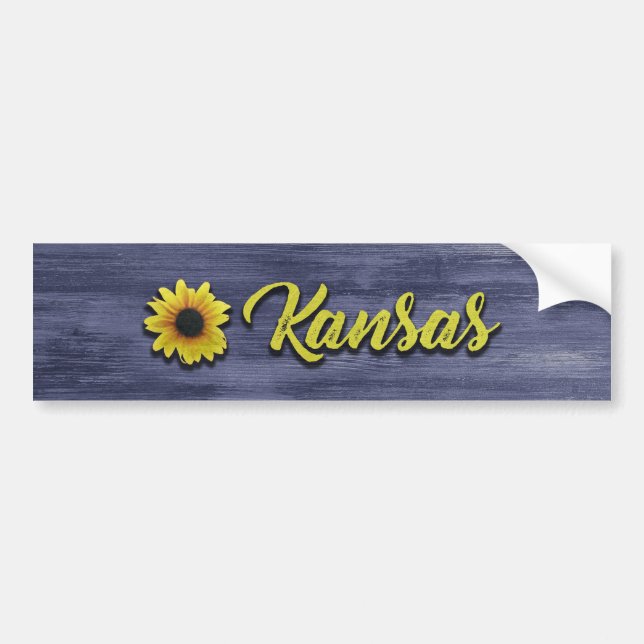Kansas Solros Bildekal (Framsidan)