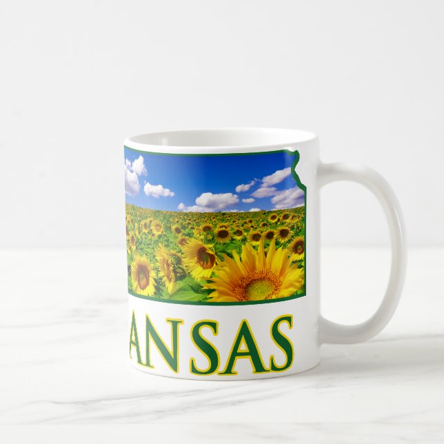 Kansas Solros Himlar Kaffemugg (Höger)
