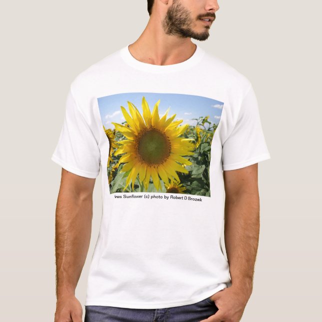 Kansas solros t-shirt (Framsida)