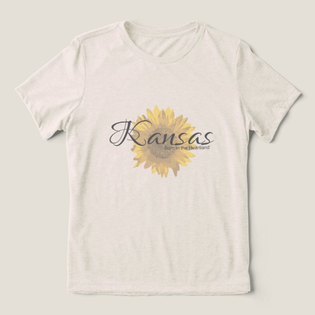 Kansas Solros T Shirt (Design Framsida)