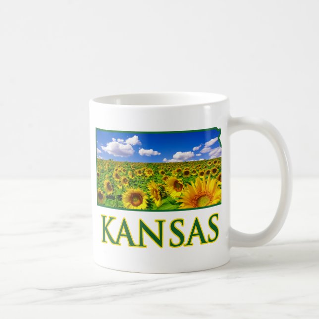 Kansas solroshimmel kaffemugg (Höger)