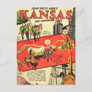 Kansas Solroslandet Vykort