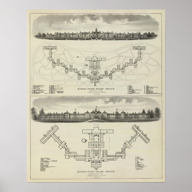 Kansas State Inš Asylums Poster (Framsidan)