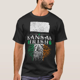 Kansas State Irish St patricks day Gift T Shirt