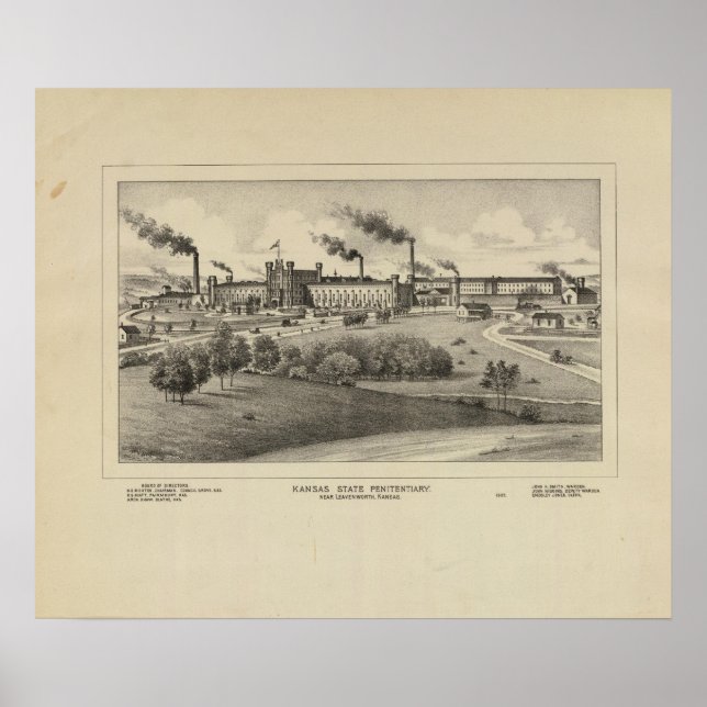 Kansas State Penitentiary Poster (Framsidan)