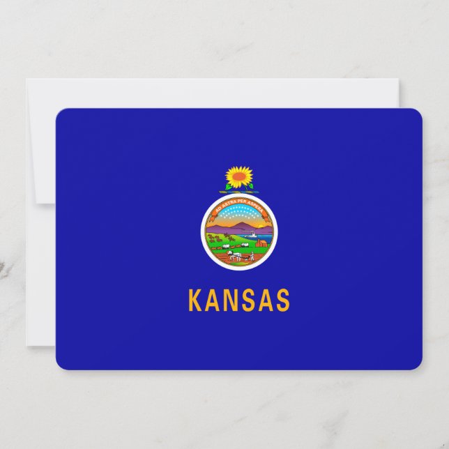Kansas Statlig flagga Design (Framsida)
