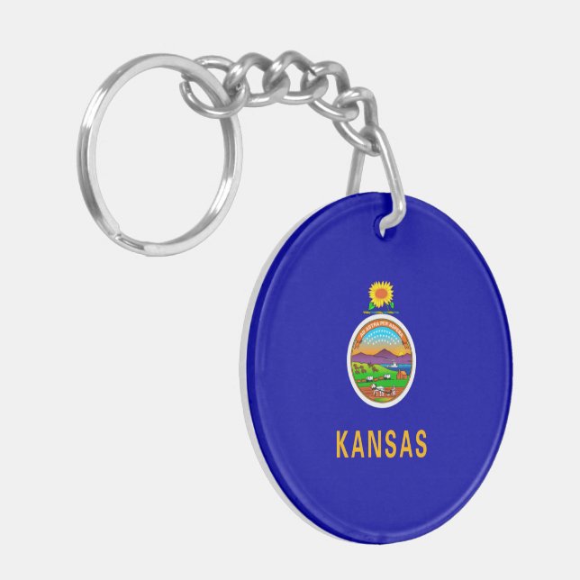 Kansas Statlig flagga Design (Vänstra Framsidan)