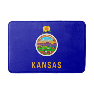 Kansas Statlig flagga Design Badrumsmatta