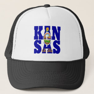 Kansas statlig flagga keps