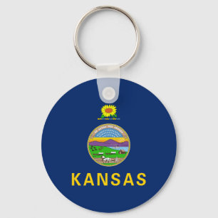 Kansas Statlig flagga Nyckelring
