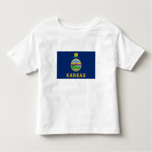 Kansas Statlig flagga T Shirt