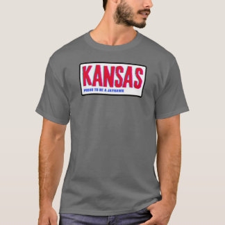 Kansas Stolt över att vara Jayhawk T Shirt