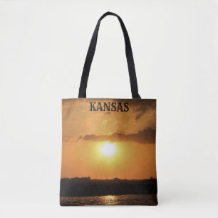 Kansas Sunset Tote Bag Tygkasse