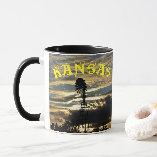 Kansas Sunset with Kvarn Coffee Mugg (Med munk)