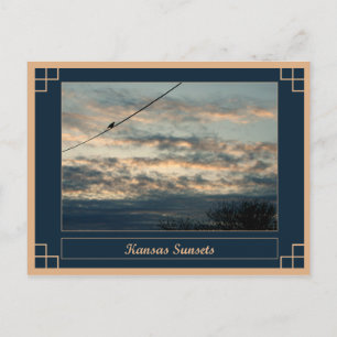 Kansas Sunsets Vykort
