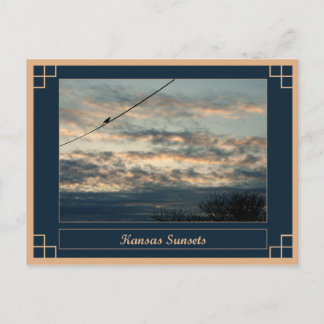 Kansas Sunsets Vykort