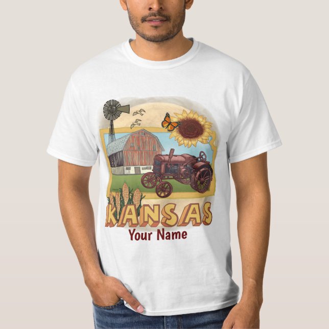 Kansas t-shirt (Framsida)