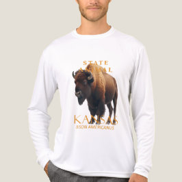 Kansas Territory Animal Bison Americanus T Shirt