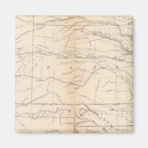 Kansas, Texas, Indiska territoriet Magnet
