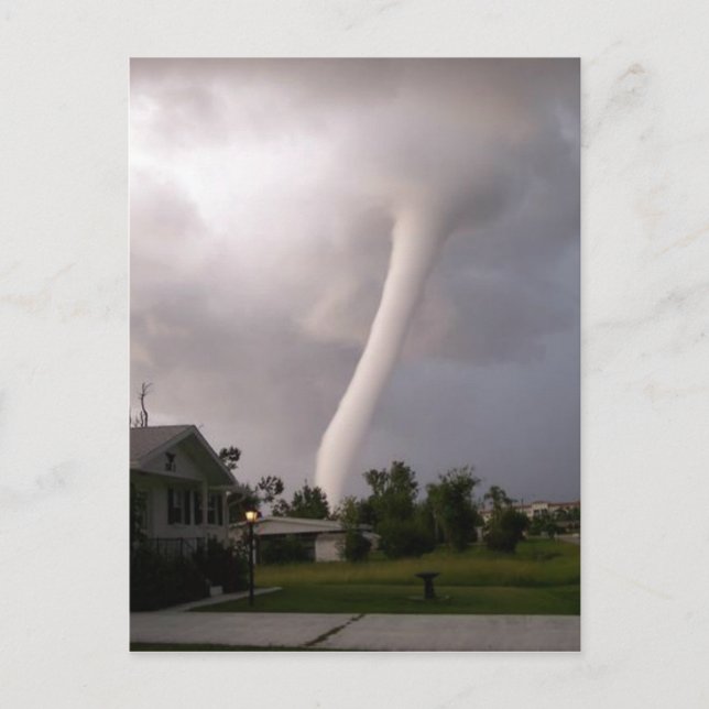 Kansas Tornado Vykort (Framsida)