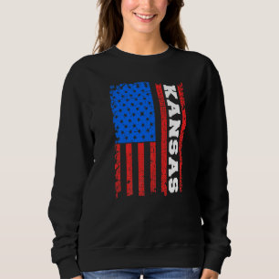 Kansas Usa Flagga T Shirt