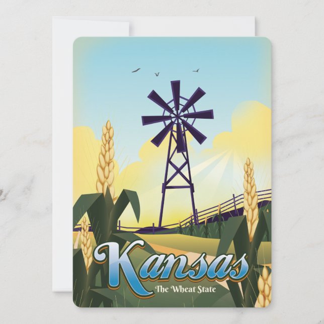 Kansas "vete-staten" resaffisch. (Framsida)