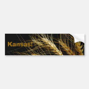 Kansas! Veteskördbildekal Bildekal